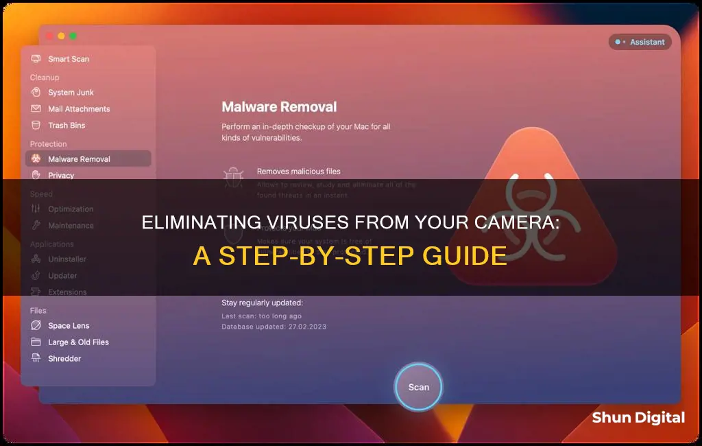 how to remove virus from camera