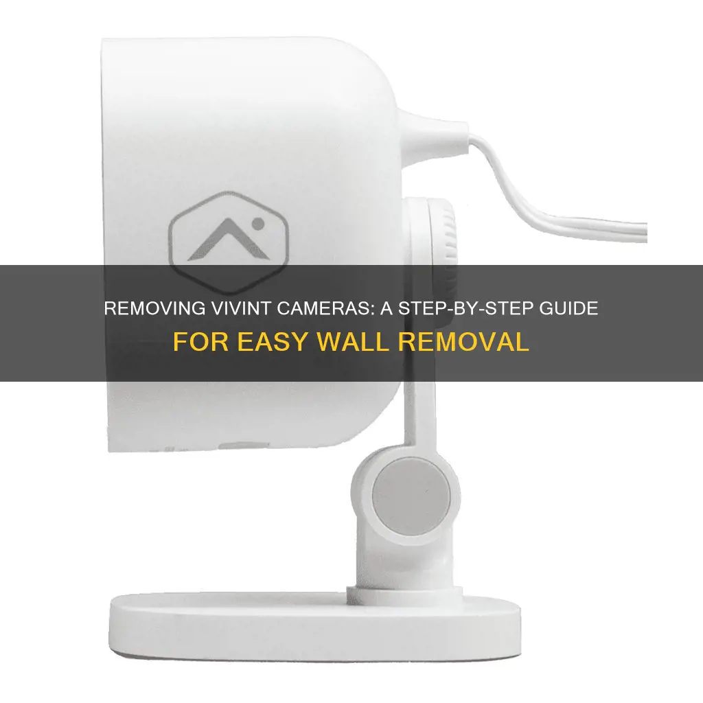 how to remove vivint camera from wall