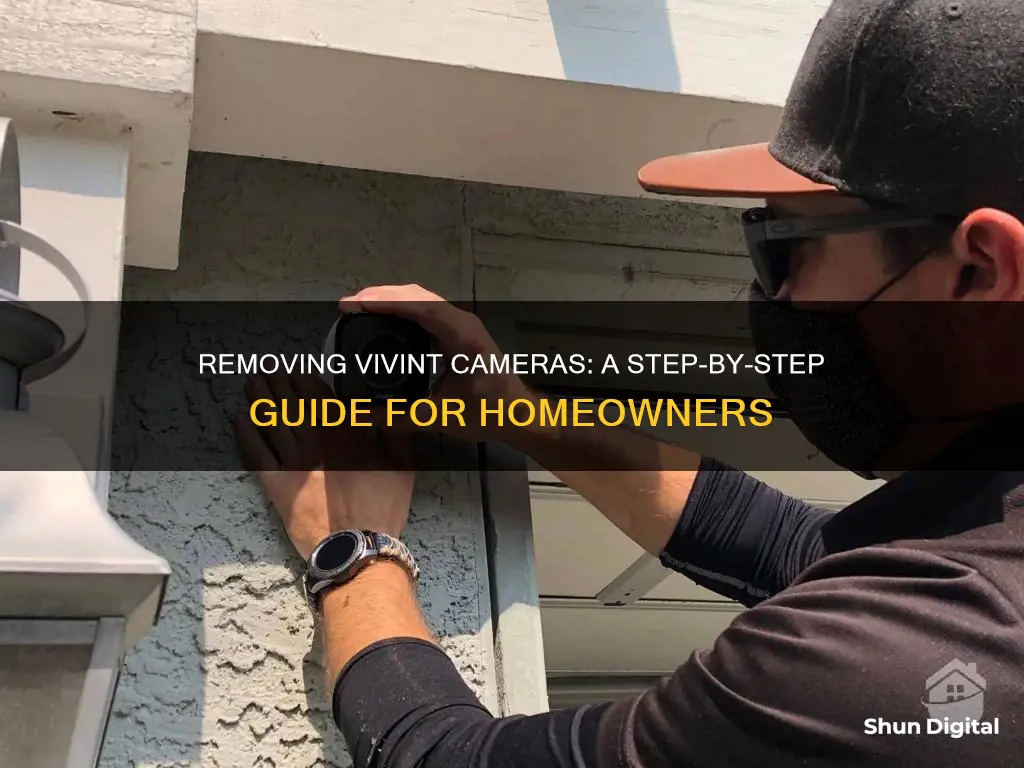 how to remove vivint camera