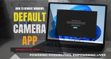 Uninstalling Windows' Default Camera App: A Step-by-Step Guide