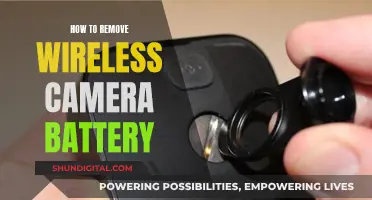 Removing Wireless Camera Battery: A Step-by-Step Guide