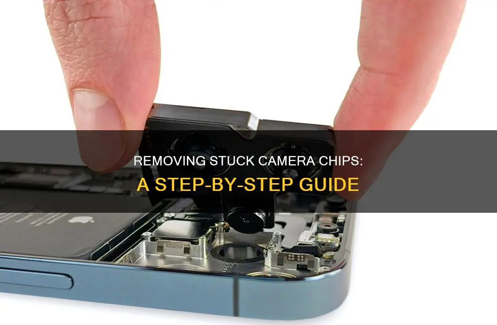 how to remove wrong chip from chip slot on camera