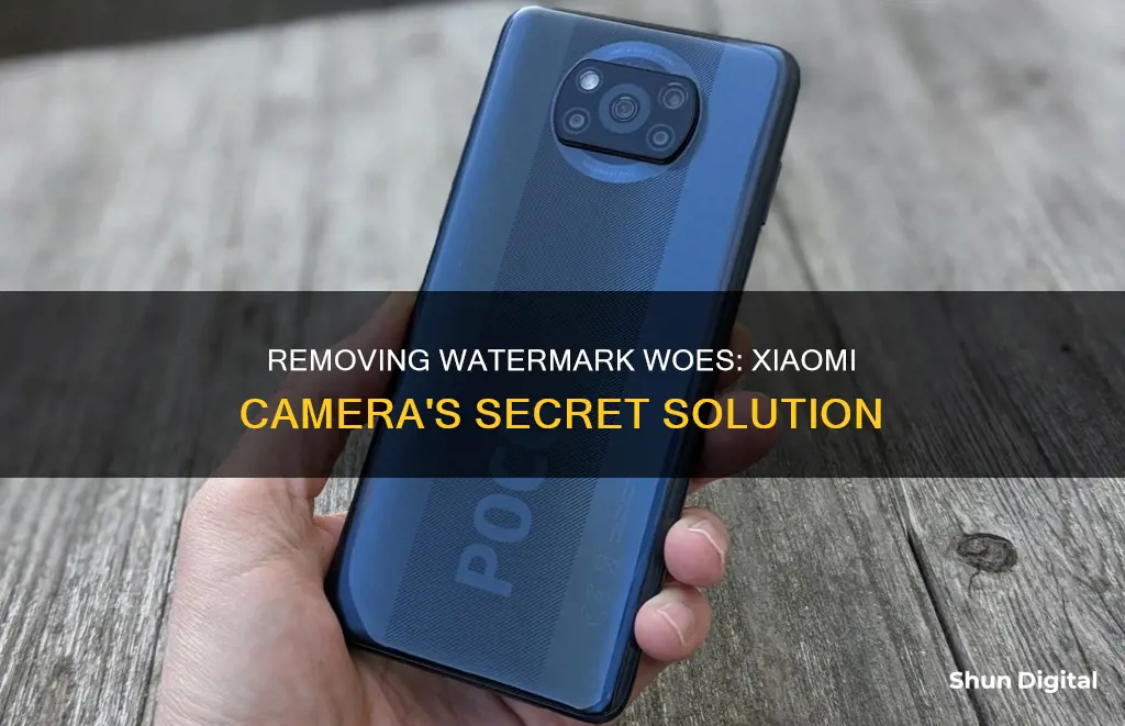 how to remove xiaomi camera watermark