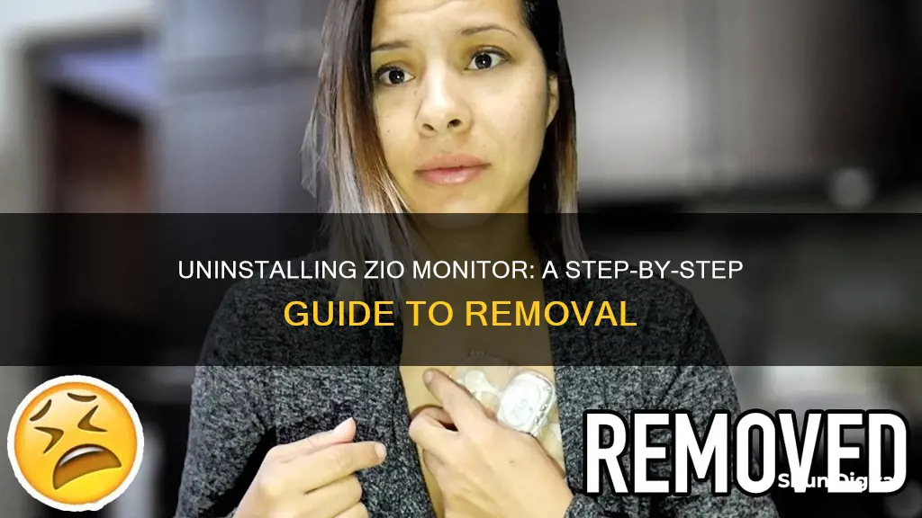 how to remove zio monitor