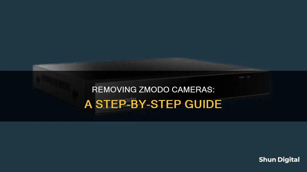 how to remove zmodo camera