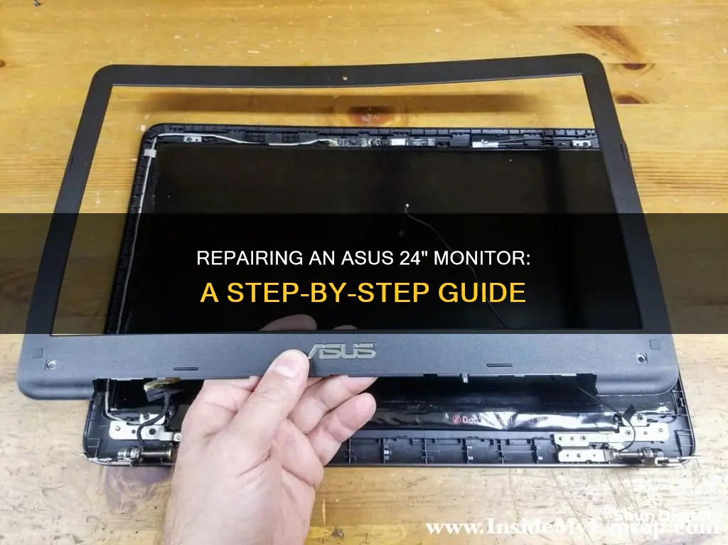 how to repair asus 24 monitor