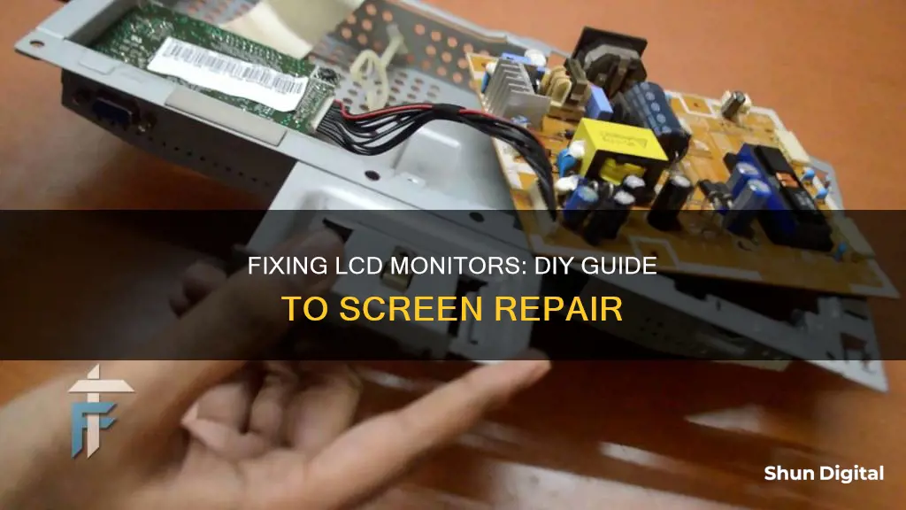 how to repair lcd monitor