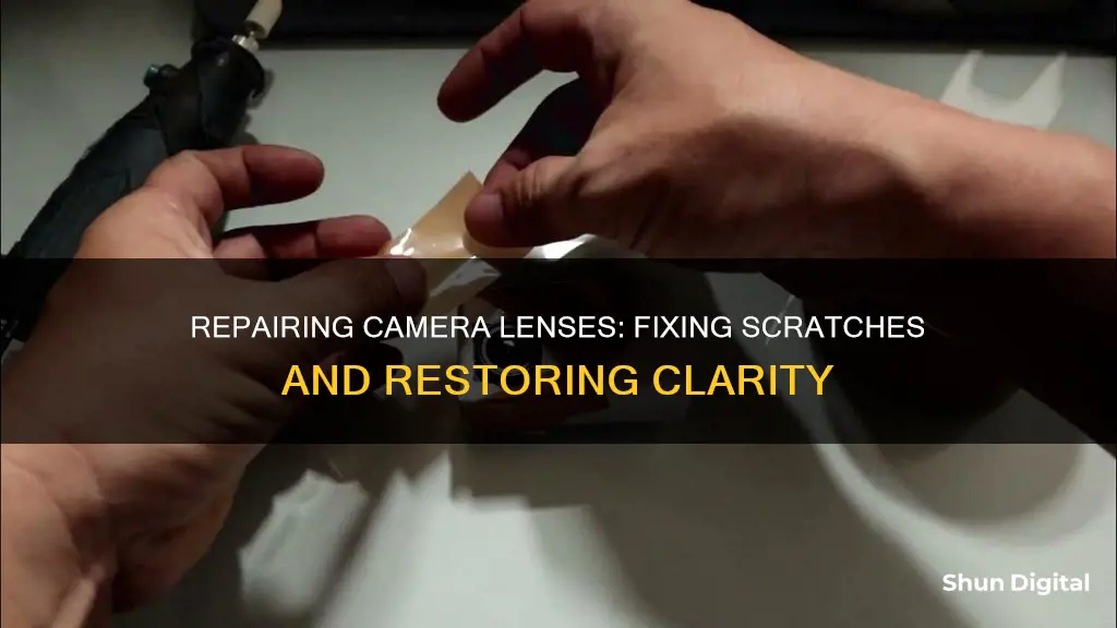 how to repair scratched camera lenses