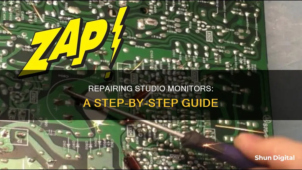 how to repair studio monitors