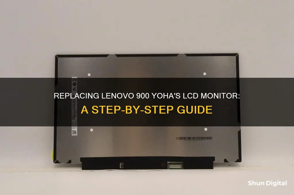 how to replace a lcd monitor on lenovo 900 yoha