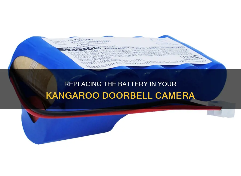 how to replace battery in kangaroo doorbell camera