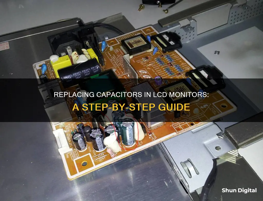 how to replace capacitors in lcd monitor