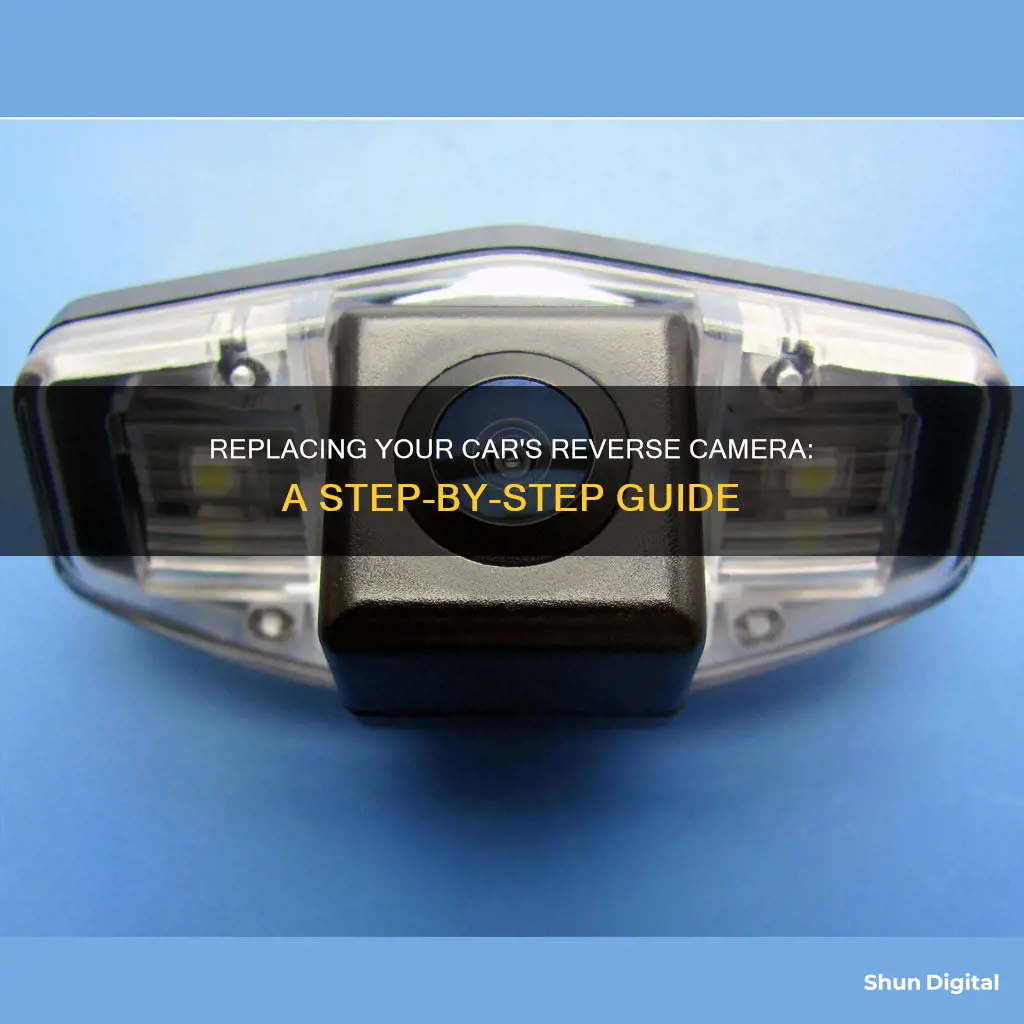 how to replace car reverse camera