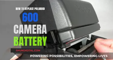 Replacing Polaroid 600 Camera Battery: Step-by-Step Guide