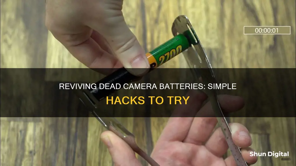 how to revive a dead camera battery