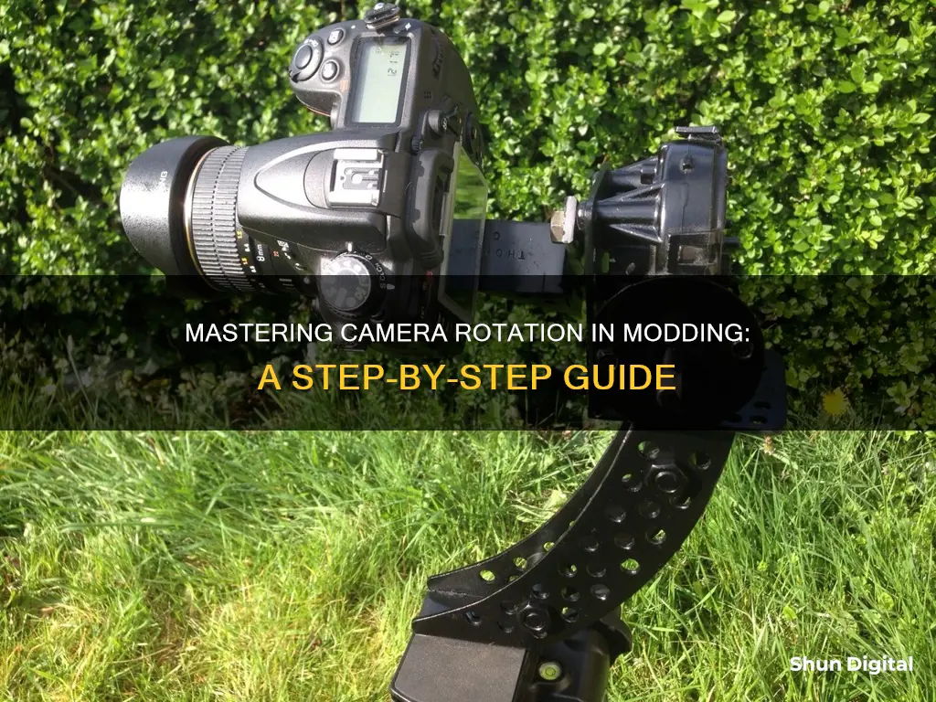 how to rotate the camera in a mod