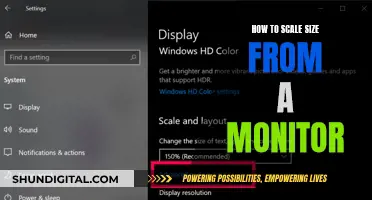 Scaling Monitor Display: Adjusting Size for Optimal Viewing