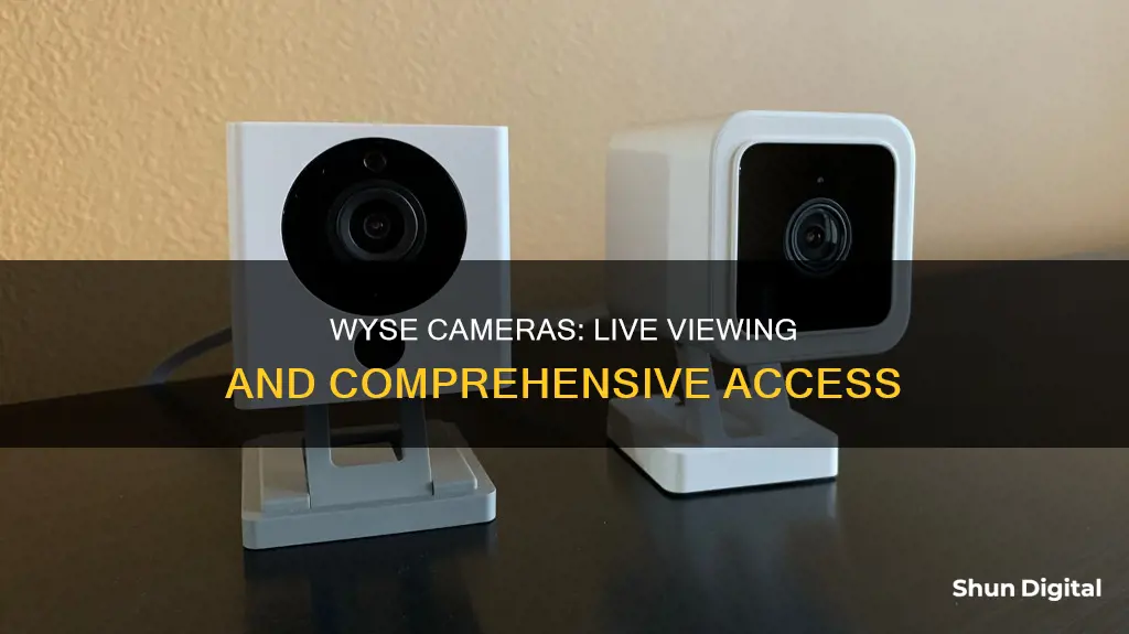 how to see all wyse cameras live