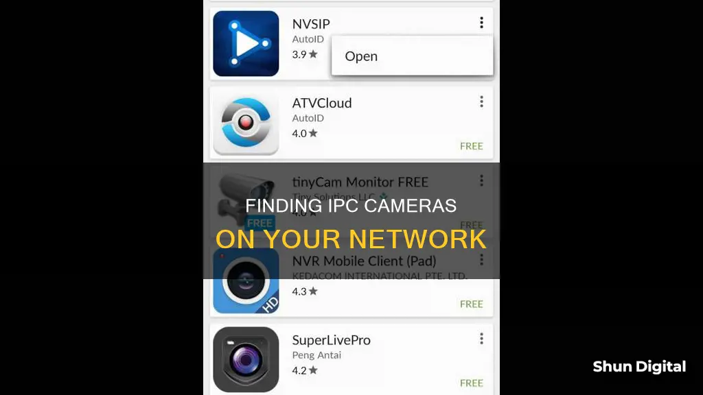 how to see an ipc camera on your network