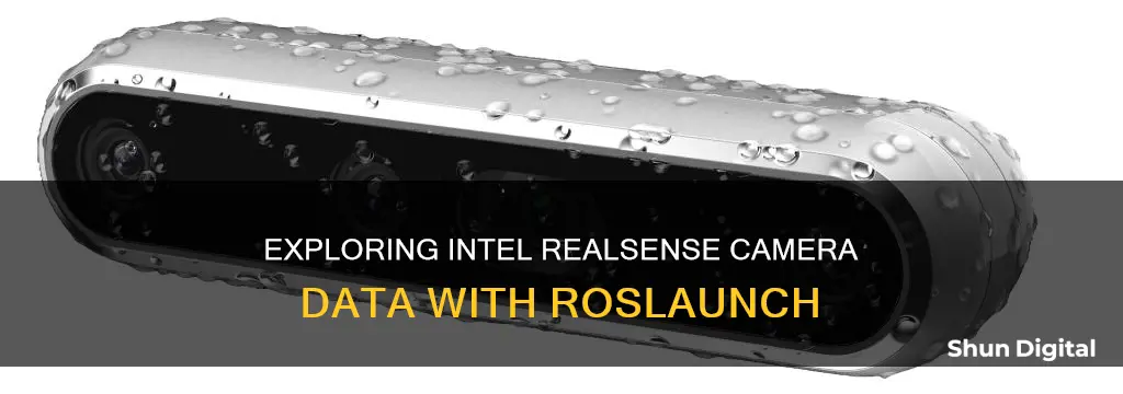 how to see camera data intel realsense roslaunch