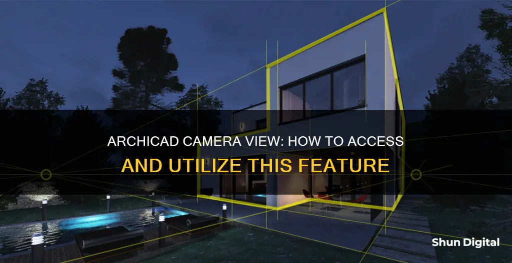 how to see camera in archicad