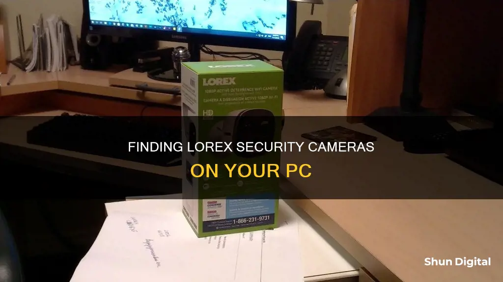 how to see cameras on lorex pc