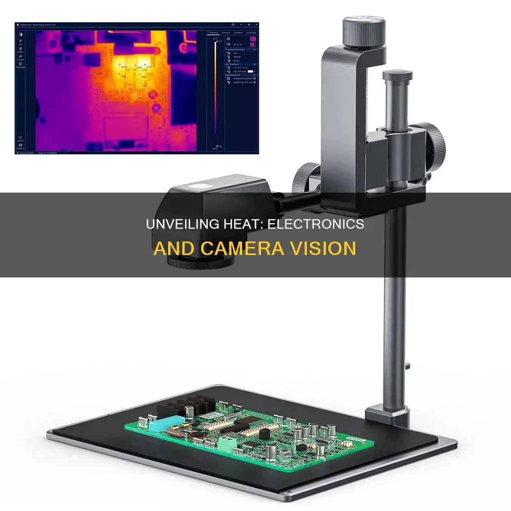 how to see heat on electronics through a camera