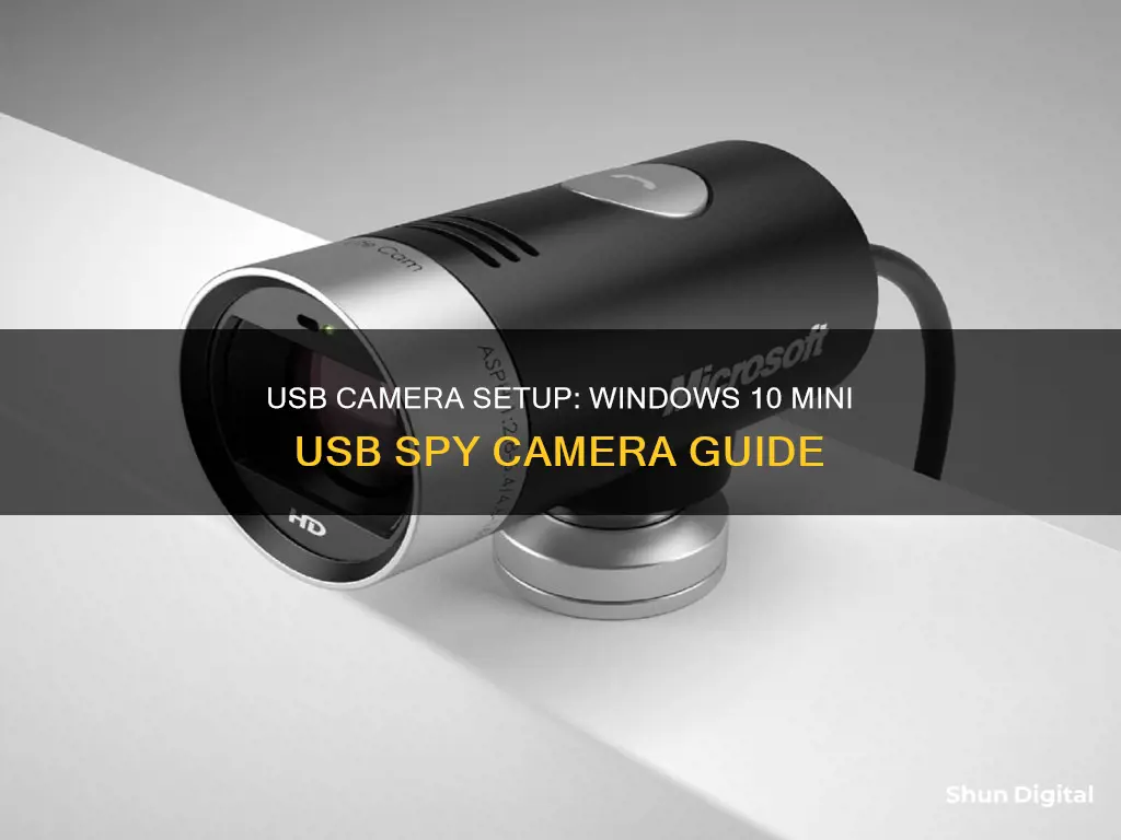 how to see in windows 10 mini usb spy camera