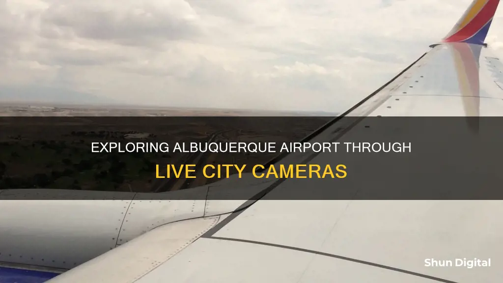 how to see live city cameras at albuquerque nm airport