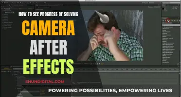 Solving Camera After Effects: Track Your Progress