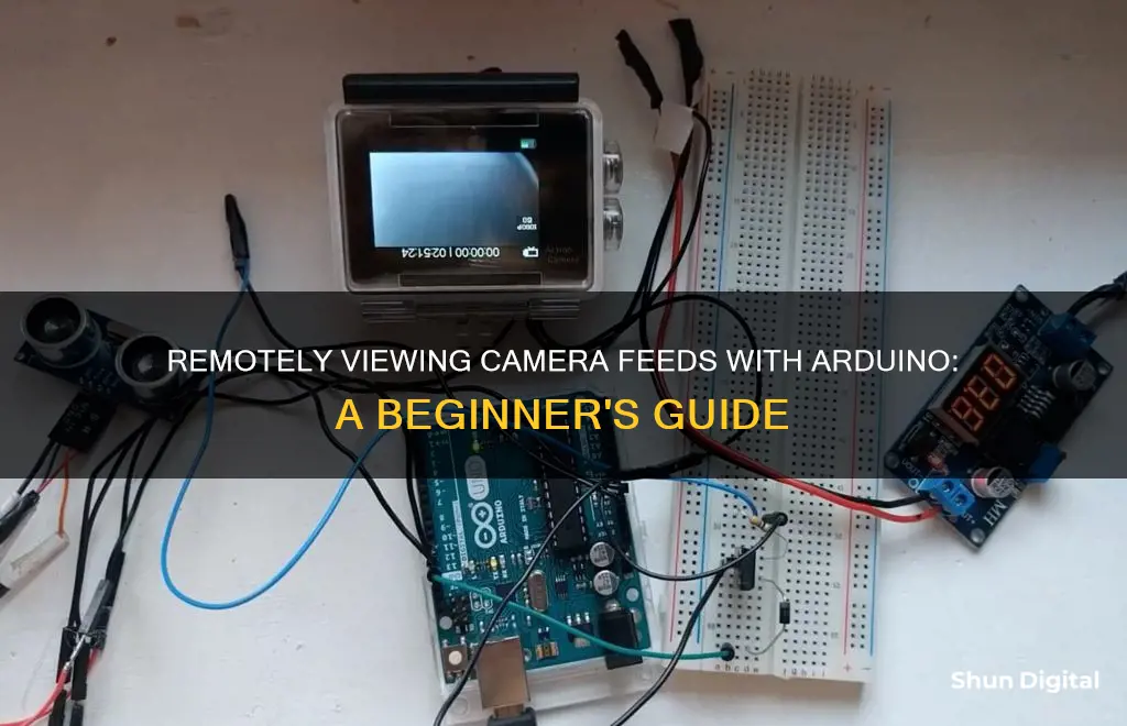 how to see through a camera remotely with arduino