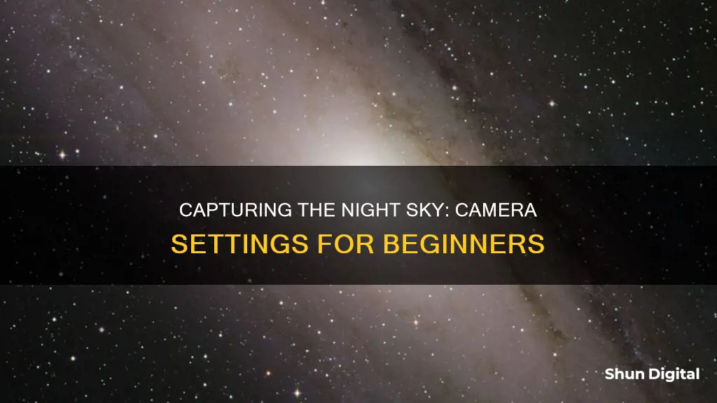 how to see through camera for night sky photography