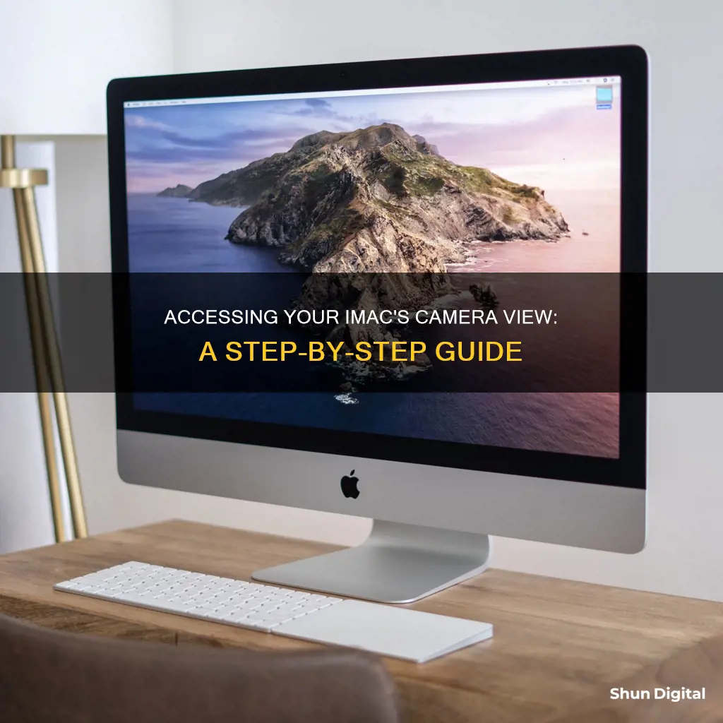 how to see what my imac camera sees