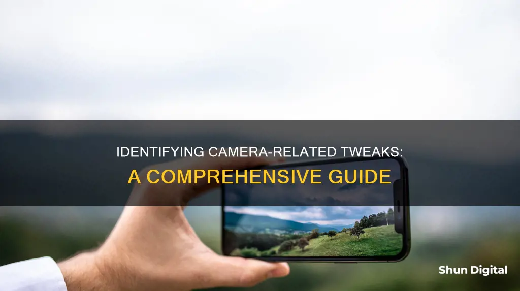 how to see which tweaks are affecting camera