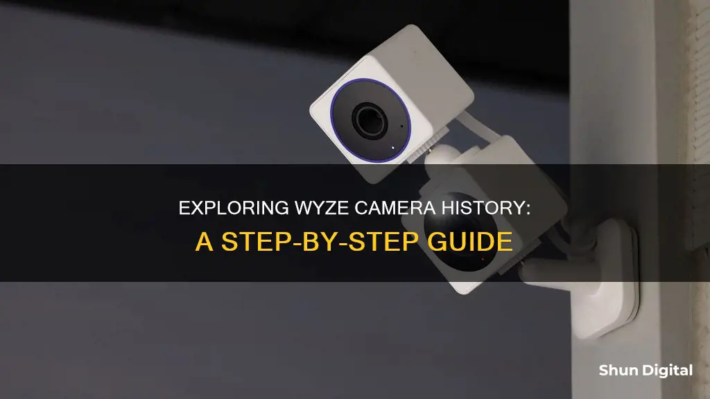 how to see wyze camera hustory