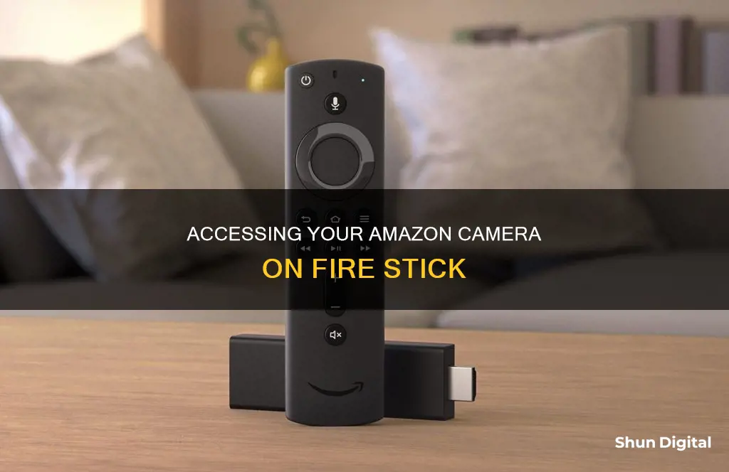 how to see you amazon camera on fire stick