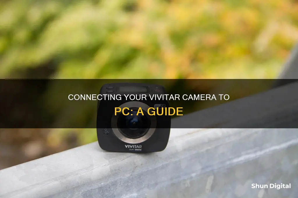 how to see your vivitar camera on the pc