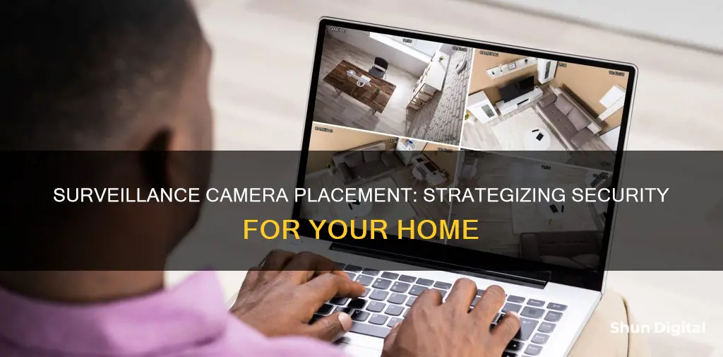 how to select locations for surveillance cameras around house