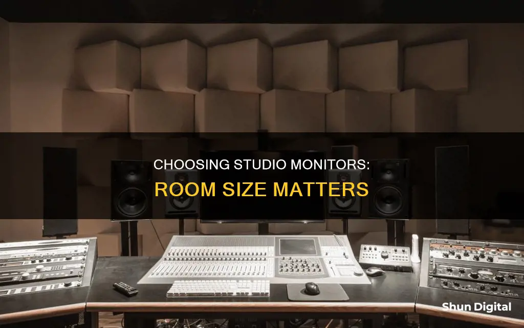 how to select studio monitors based on room size