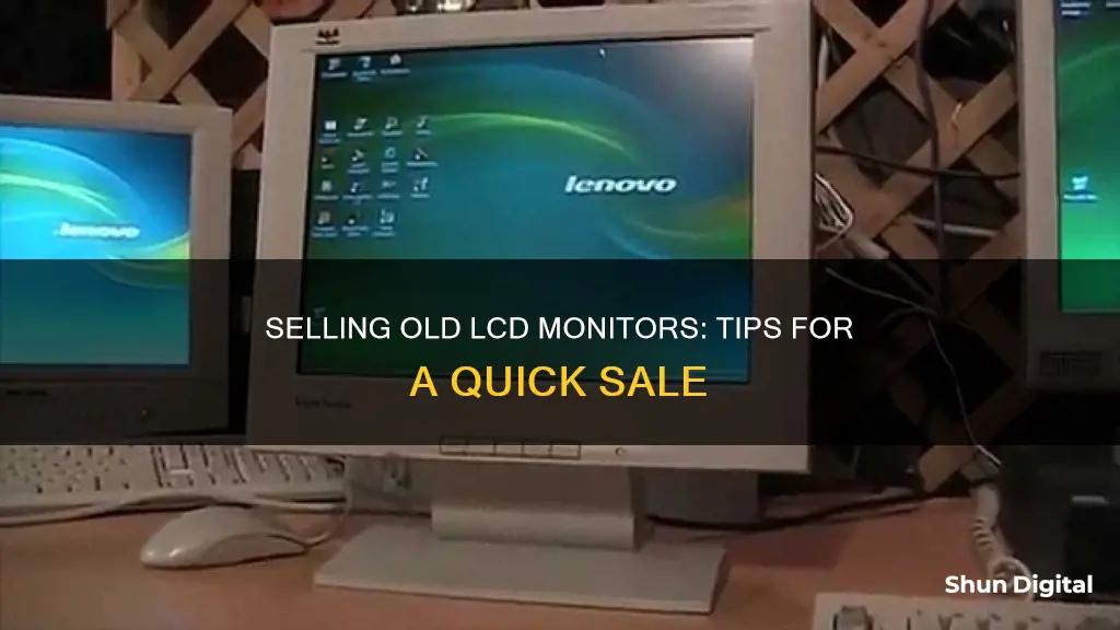 how to sell an old lcd monitor