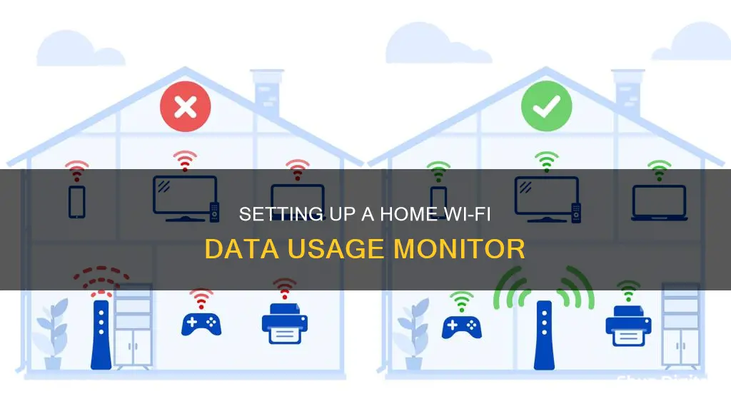 how to setuo a home wifi data usage monitor