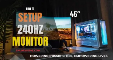 Setting Up a 240Hz Monitor: A Step-by-Step Guide