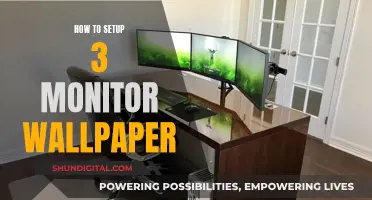 Setting Up a Panoramic View: Three Monitor Wallpaper Guide