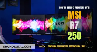 Setting Up Triple Monitors with MSI R7 250