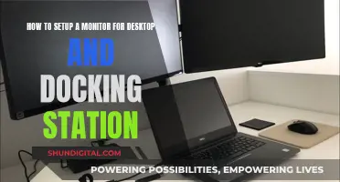 Setting Up a Monitor: Desktop and Docking Station Guide