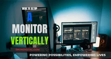 Setting Up Your Monitor: Vertical Orientation Guide