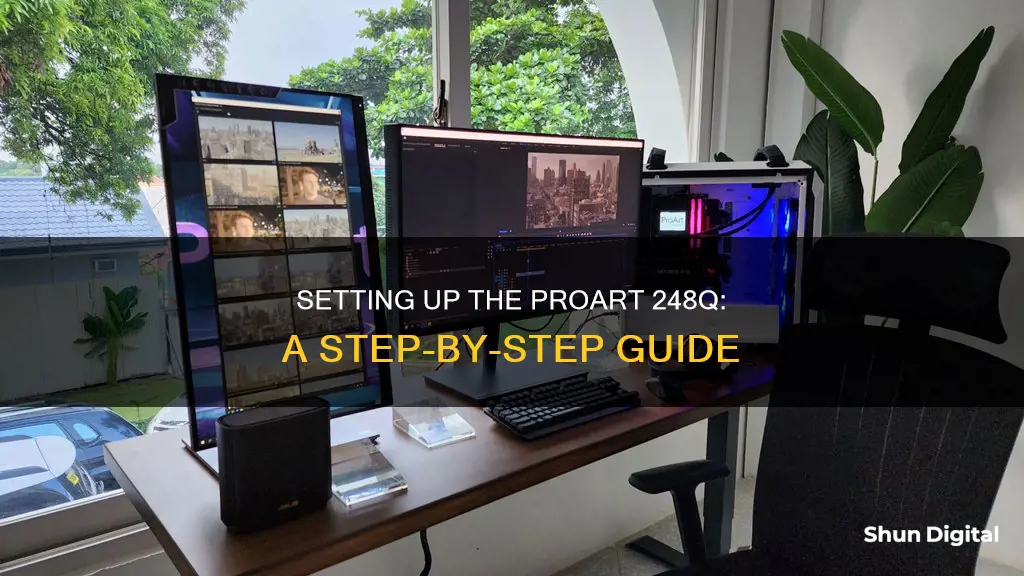 how to setup asus proart 248q monitor