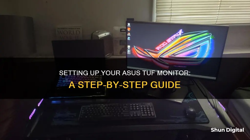 how to setup asus tuf monitor