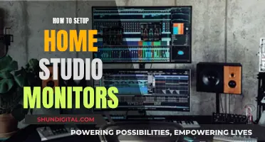 Setting Up Studio Monitors: A Guide for Home Studios