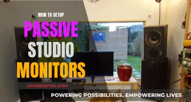 Setting Up Passive Studio Monitors: A Step-by-Step Guide